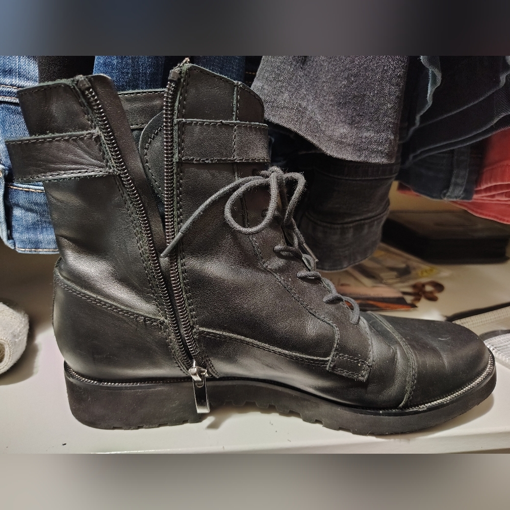 Franco Sarto Carlson Combat Boots - Picture 10 of 12